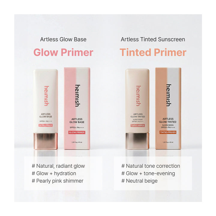 HEIMISH Artless Glow Base - Peaches&amp;Creme Shop Korean Skincare Malta