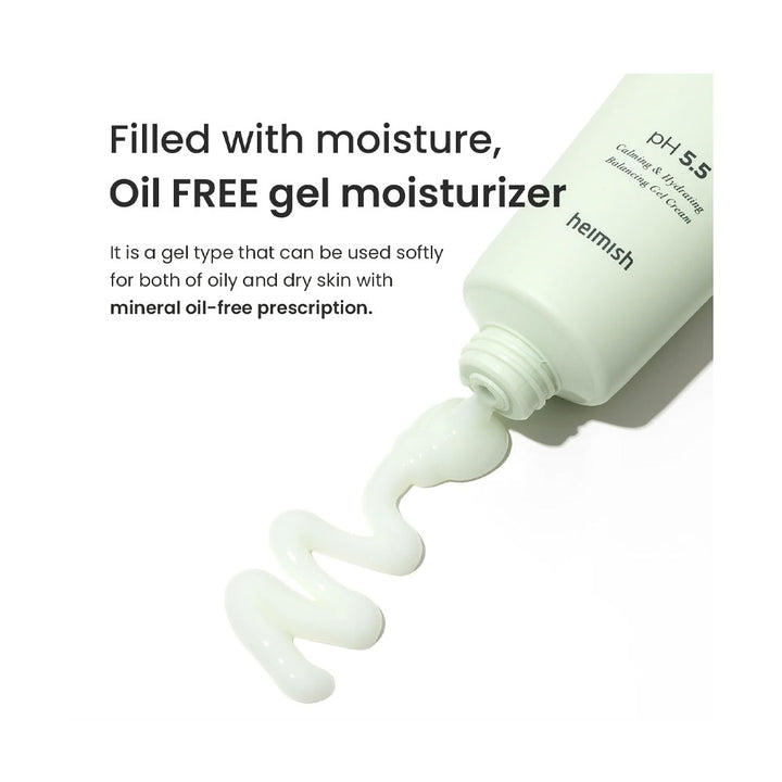 HEIMISH Matcha Biome Oil-Free Calming Gel Moisturizer - Peaches&Creme Shop Korean Skincare Malta