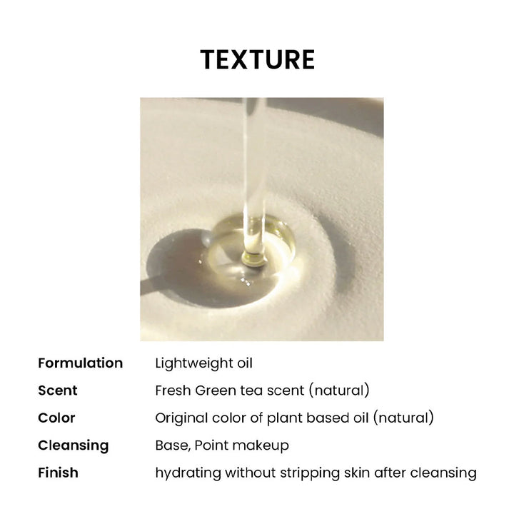 HEIMISH Matcha Biome Perfect Cleansing Oil - Peaches&Creme Shop Korean Skincare Malta