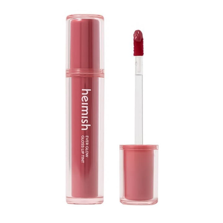 Heimish gloss lip tint with applicator on a white background