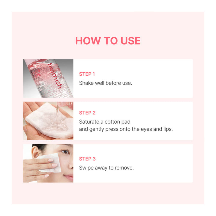 Instructions on how to use a skincare product with step-by-step guide and product image.