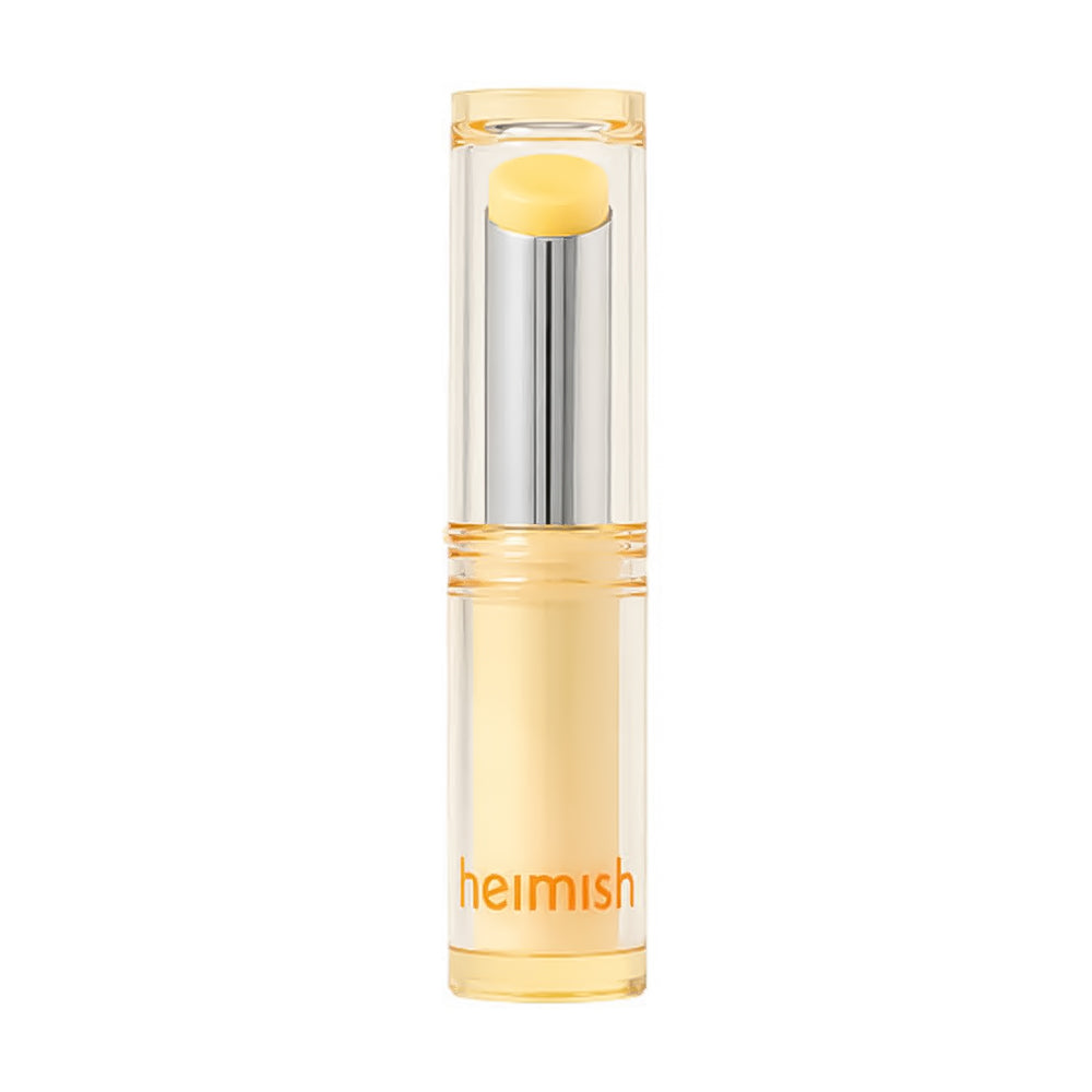Heimish lip balm in clear packaging on a white background