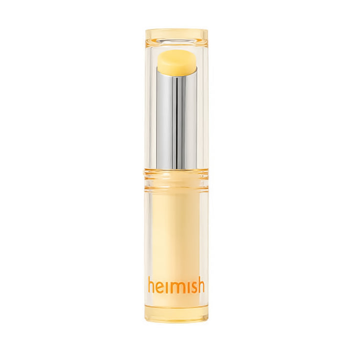 Heimish lip balm in clear packaging on a white background