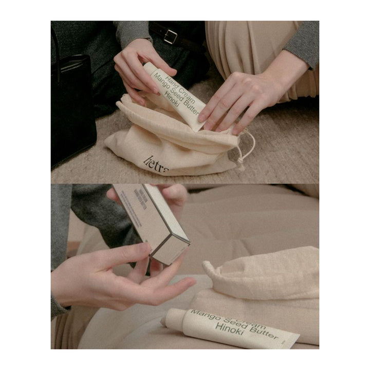 HETRAS Perfumed Mango Seed Butter Hand Cream - Peaches&Creme Shop Korean Skincare Malta
