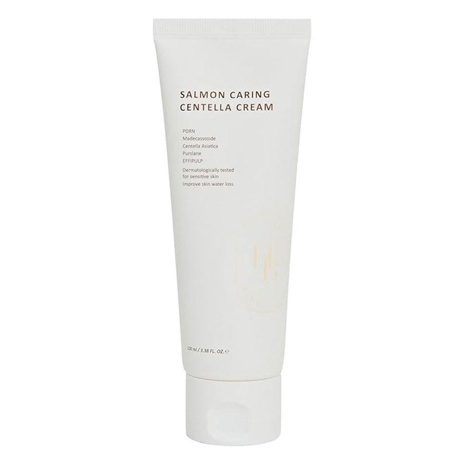 HEVEBLUE Salmon Caring Centella Cream - Peaches&Creme Shop Korean Skincare Malta