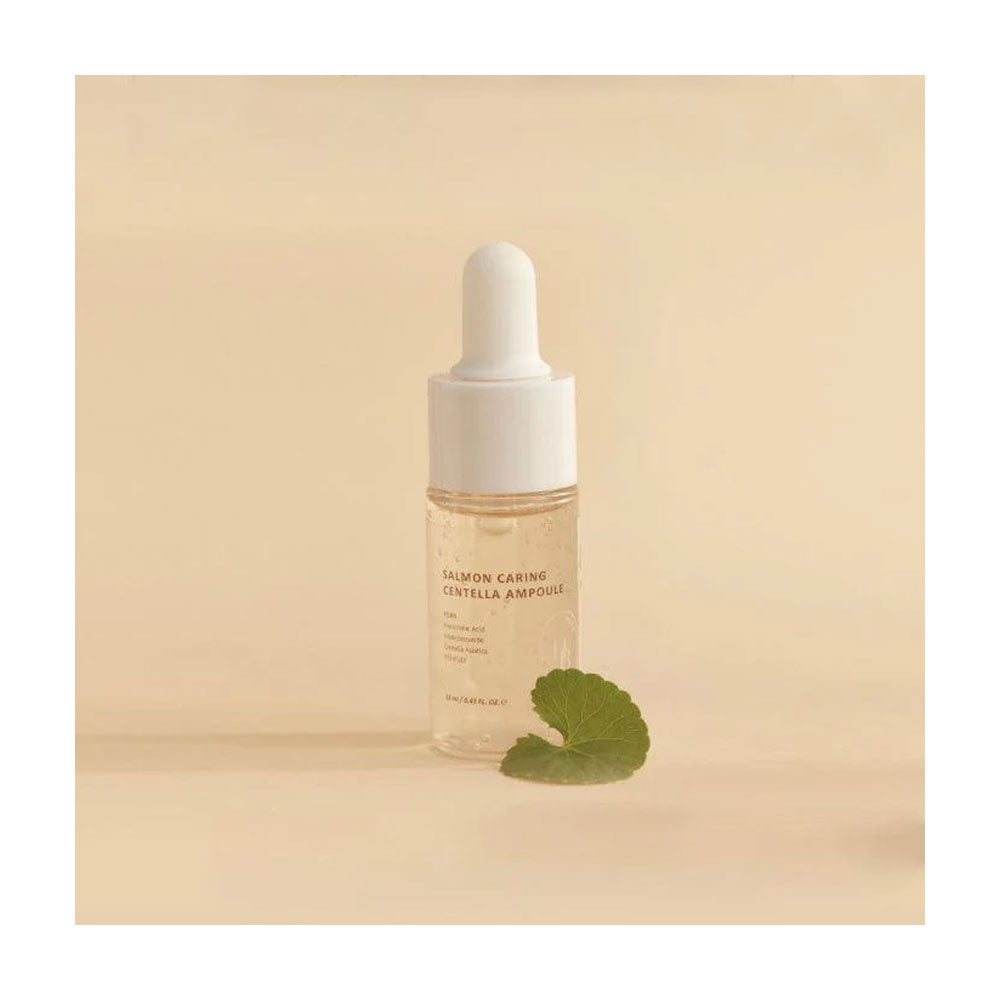 HEVEBLUE Salmon Caring Centella Ampoule - Peaches&Creme Shop Korean Skincare Malta