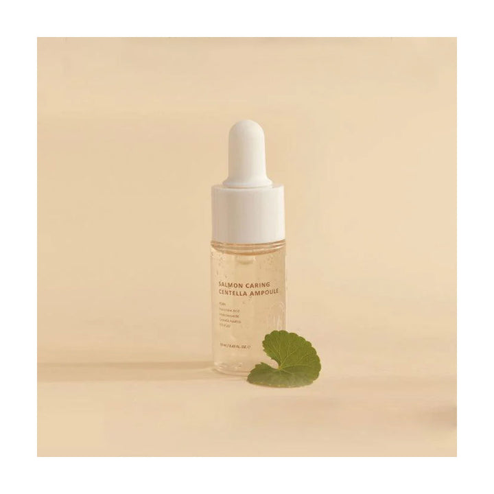 HEVEBLUE Salmon Caring Centella Ampoule - Peaches&Creme Shop Korean Skincare Malta