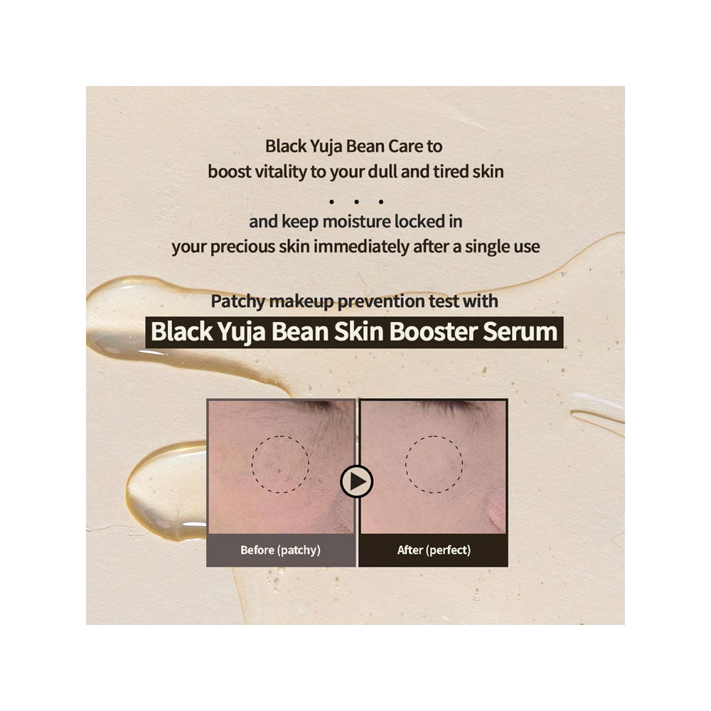 HEVEBLUE Black Yuja Bean Skin Booster Serum -Peaches&Creme Shop Korean Skincare Malta