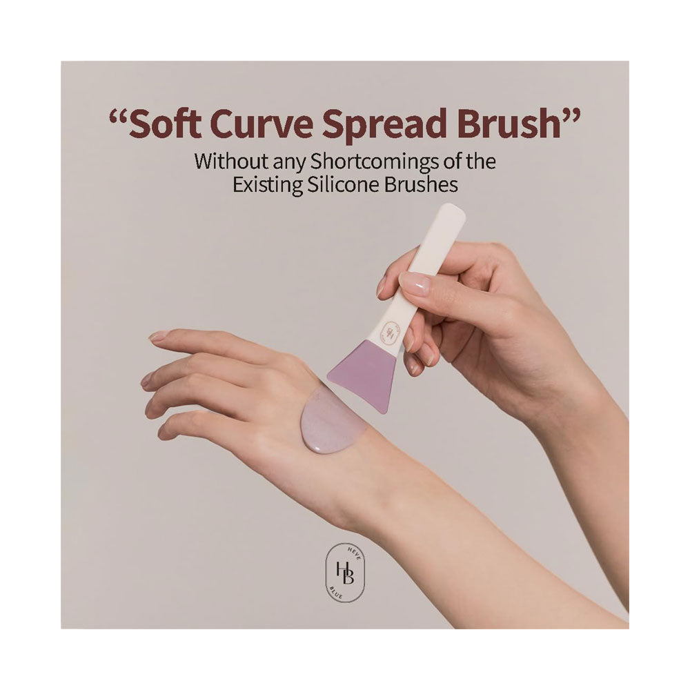 HEVEBLUE Soft Curve Spread Brush - Peaches&Creme Shop Korean Skincare Malta