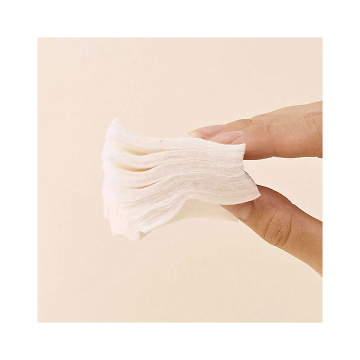 HEVEBLUE Bleach-free Biodegradable Stretchy 100% Cotton Pads - Peaches&Creme Shop Korean Skincare Malta