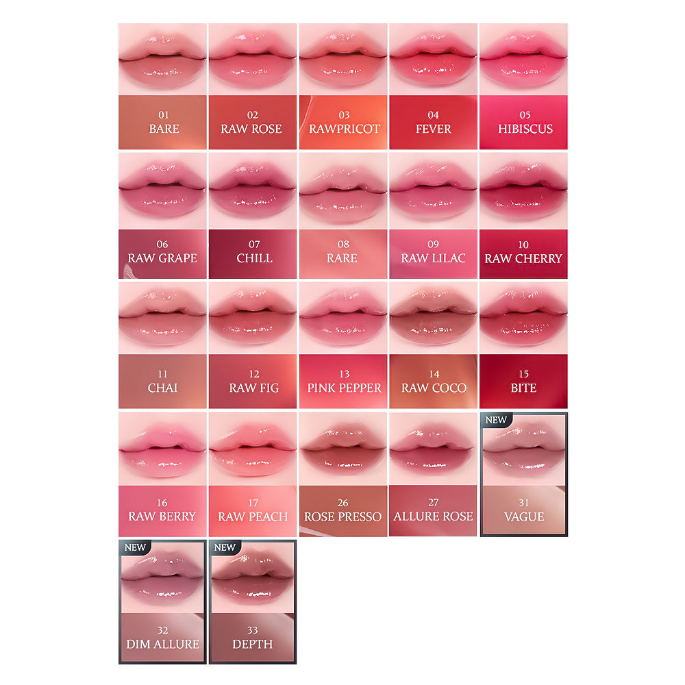 HINCE Raw Glow Gel Tint - Peaches&Creme Shop Korean Skincare Malta