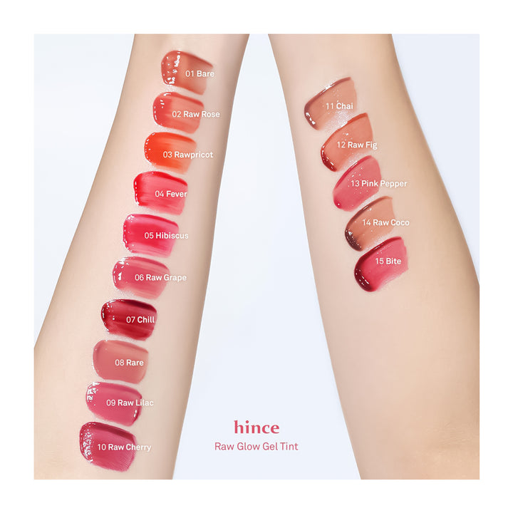 HINCE Raw Glow Gel Tint - Peaches&Creme Shop Korean Skincare Malta