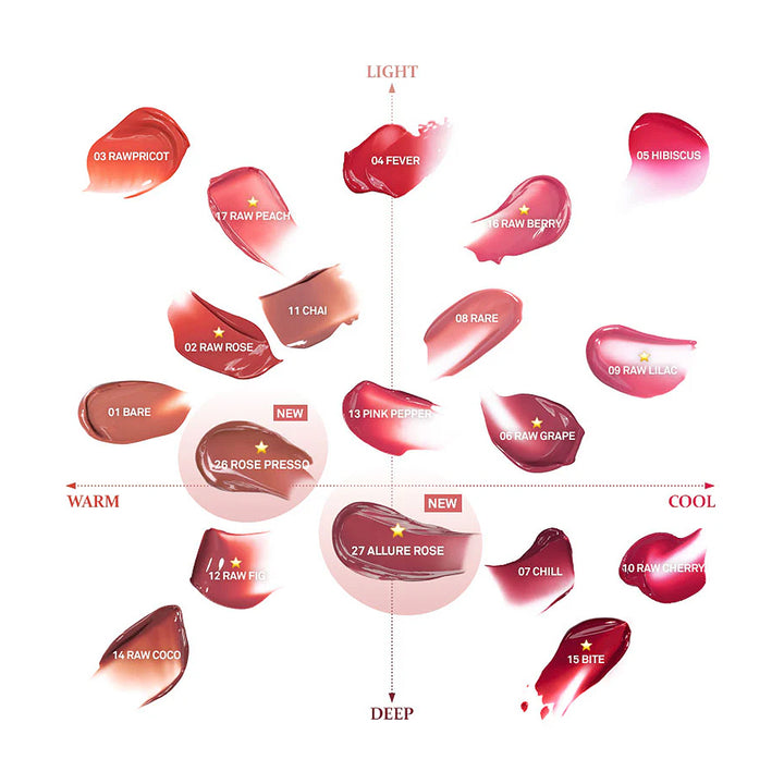 HINCE Raw Glow Gel Tint - Peaches&Creme Shop Korean Skincare Malta