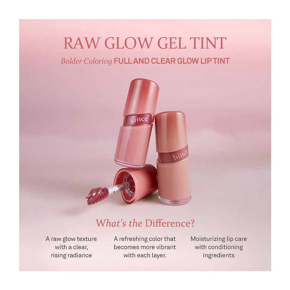 HINCE Raw Glow Gel Tint - Peaches&Creme Shop Korean Skincare Malta