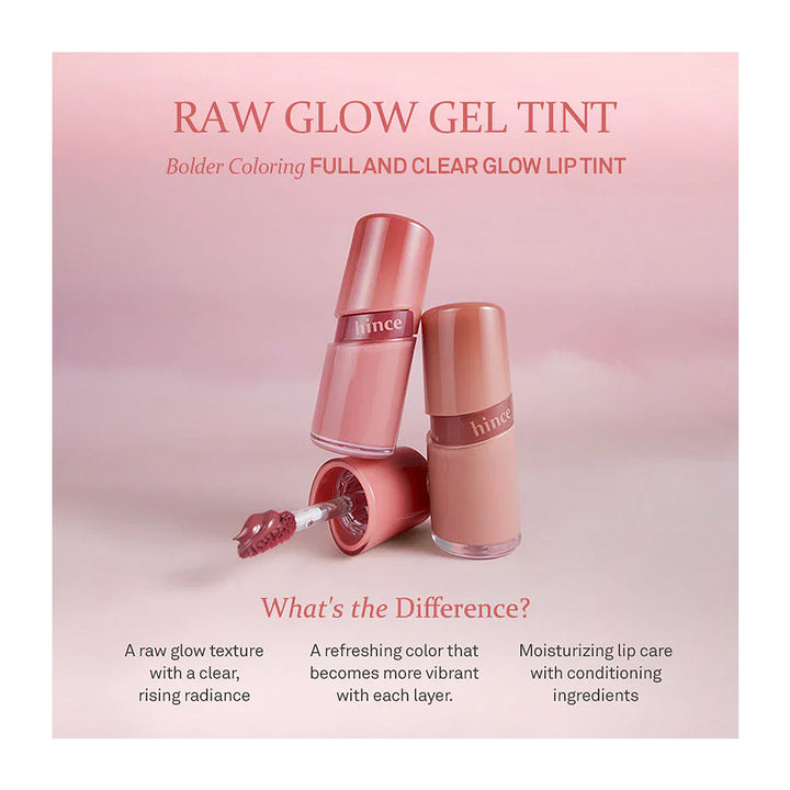 HINCE Raw Glow Gel Tint - Peaches&Creme Shop Korean Skincare Malta