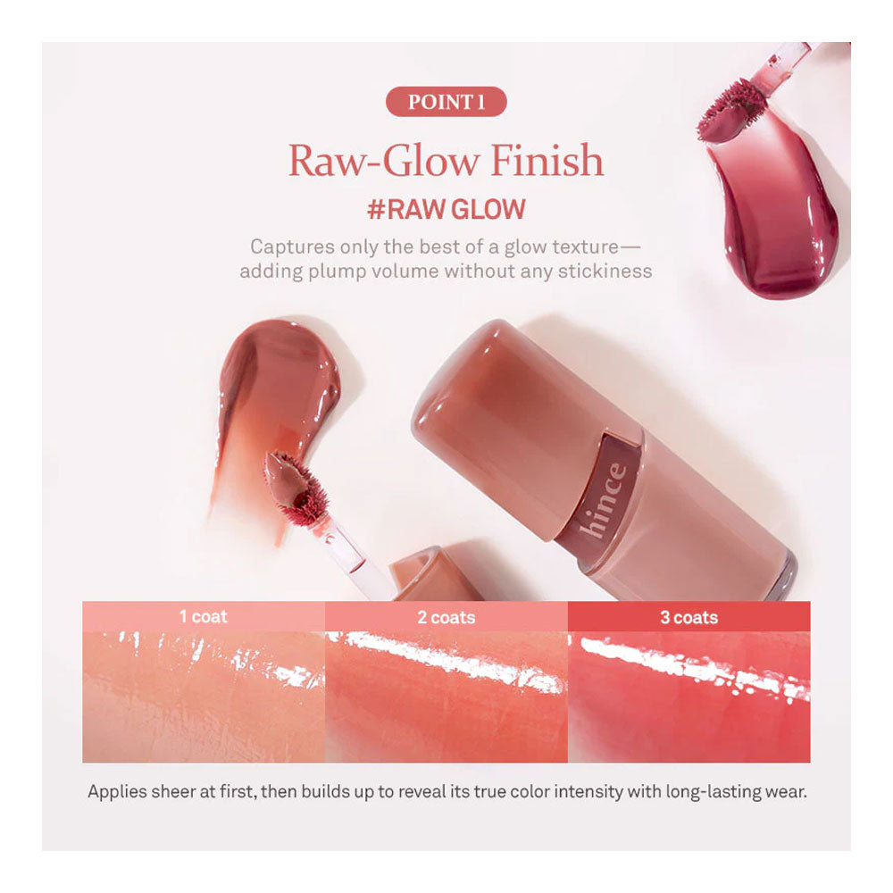 HINCE Raw Glow Gel Tint - Peaches&Creme Shop Korean Skincare Malta