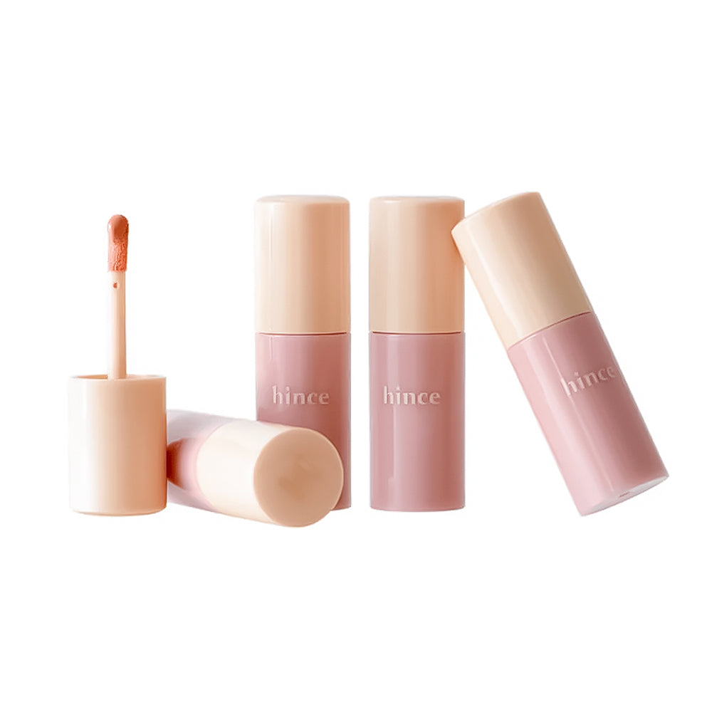 Set of pink lip products with &