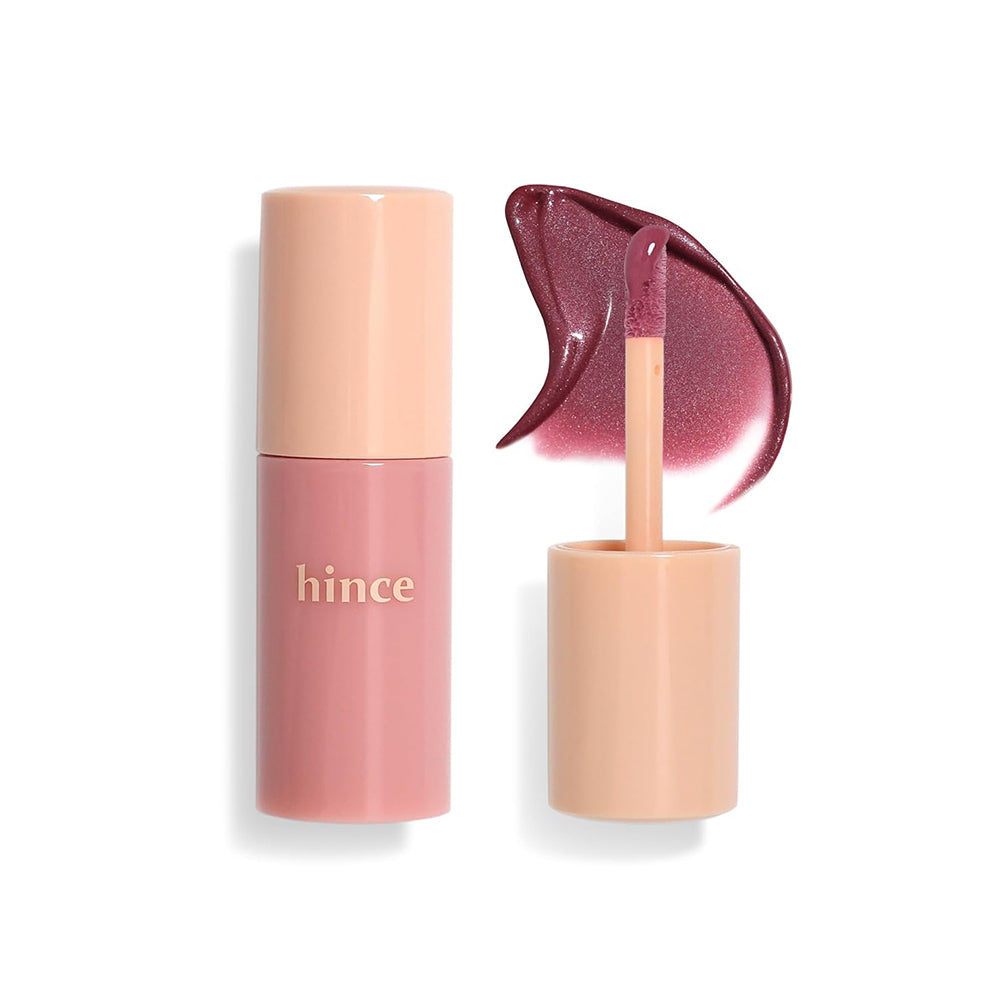 Lip balm with pink shade and &