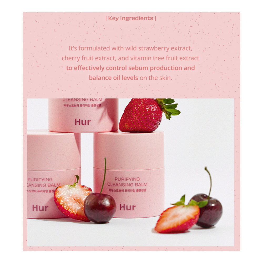 HOUSE OF HUR Purifying Cleansing Balm - Peaches&Creme Shop Korean Skincare Malta