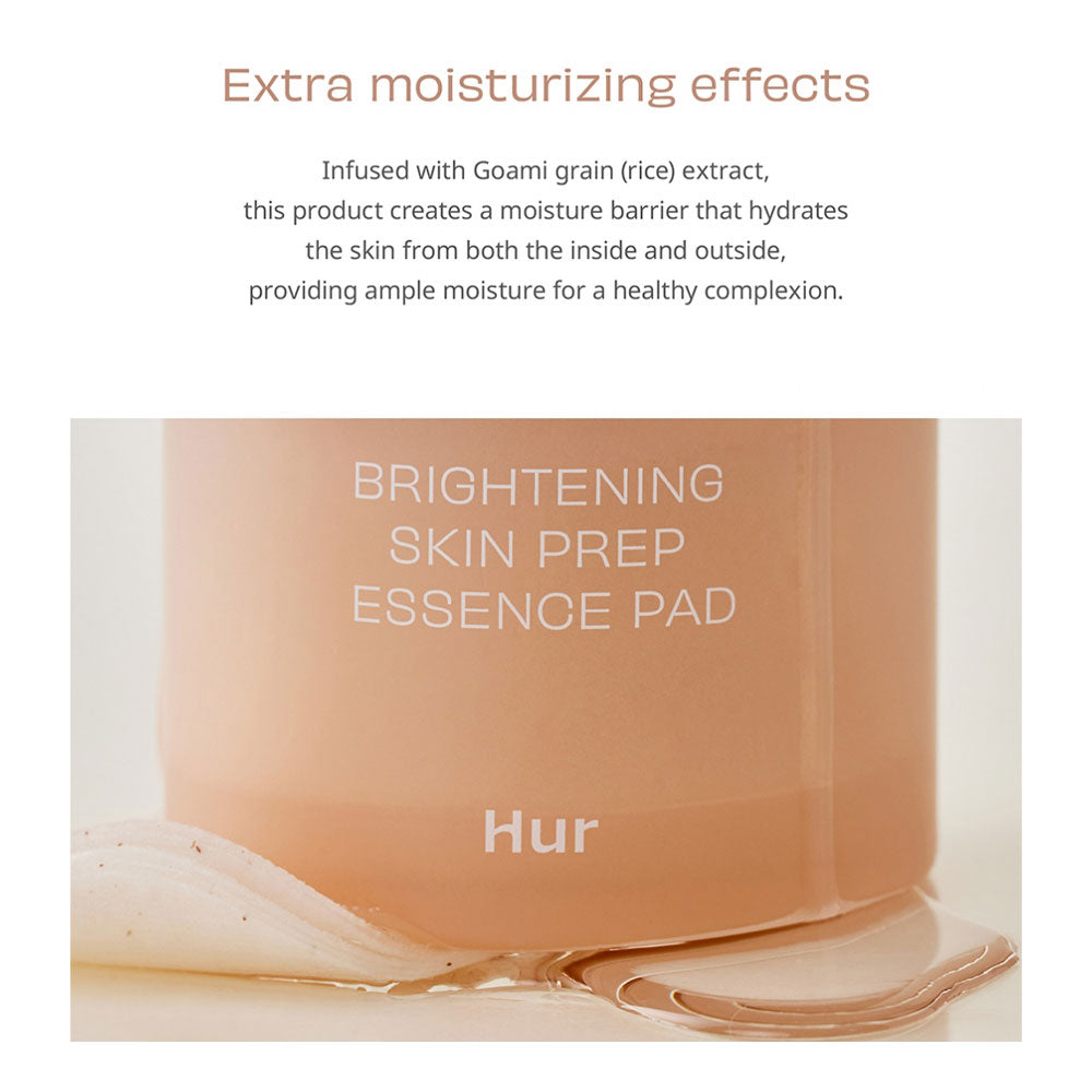 HOUSE OF HUR Brightening Skin Prep Essence Pad - Peaches&Creme Shop Korean Skincare Malta