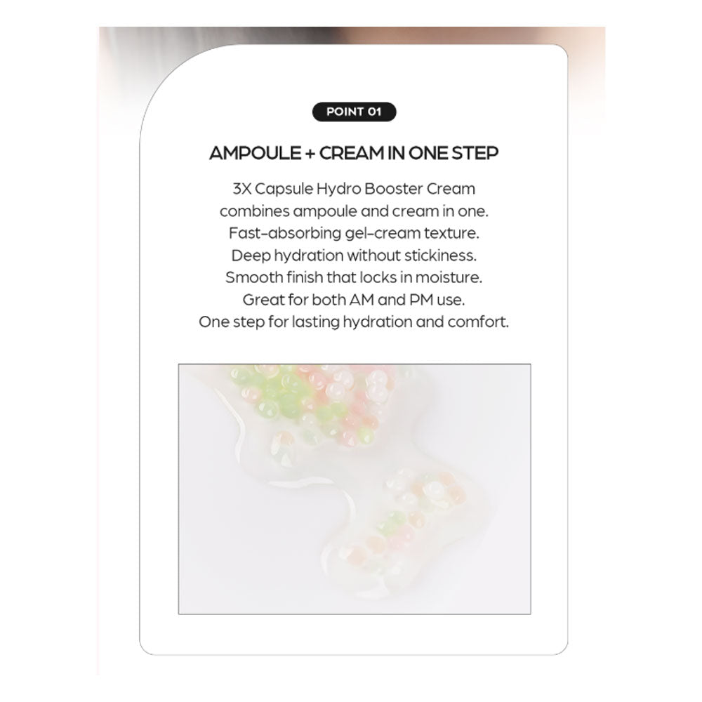 HOUSE OF HUR 3x Capsule Hydro Booster Cream - Peaches&Creme Shop Korean Skincare Malta