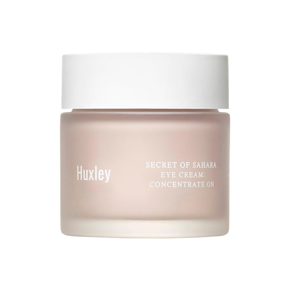 HUXLEY Secret of Sahara Eye Cream: Concentrate On - Peaches&Creme Shop Korean Skincare Malta