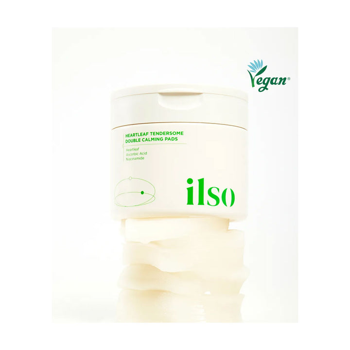 ILSO Heartleaf Tendersome Double Calming Pad - Peaches&Creme Shop Korean Skincare Malta