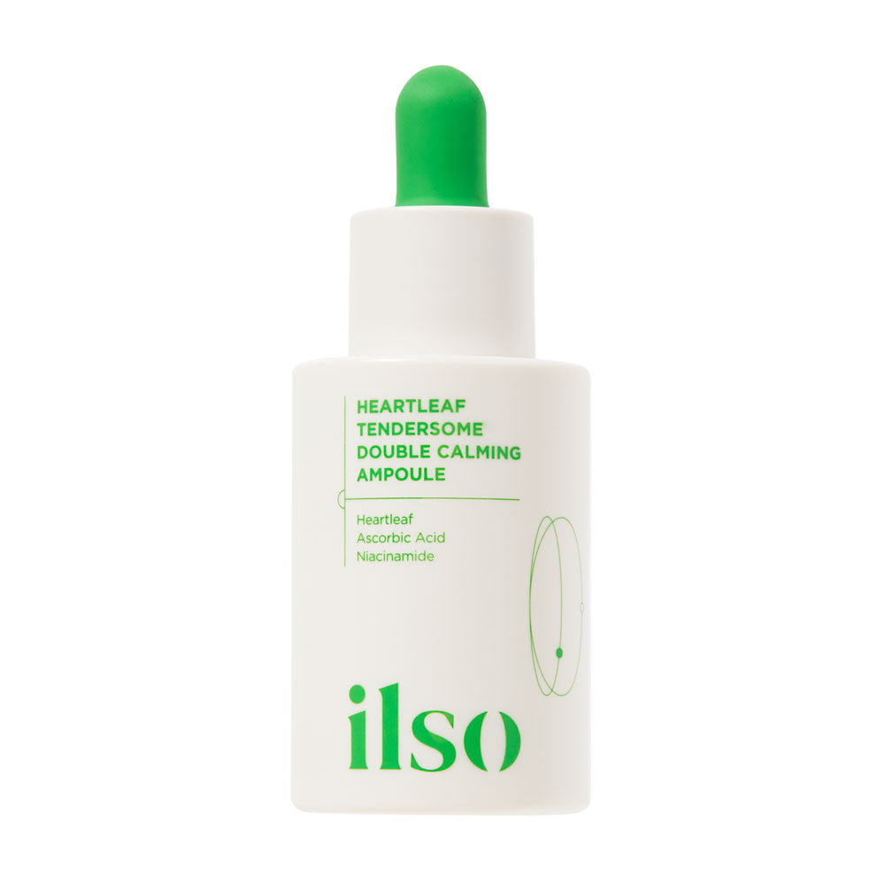ILSO Heartleaf Tendersome Double Calming Ampoule - Peaches&Creme Shop Korean Skincare Malta
