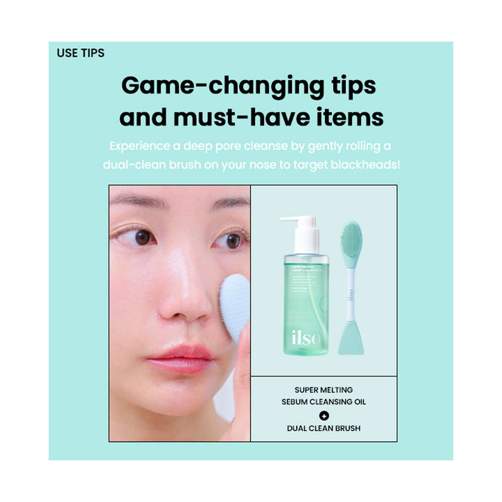 ILSO Super Melting Sebum Cleansing Oil - Peaches&Creme Shop Korean Skincare Malta