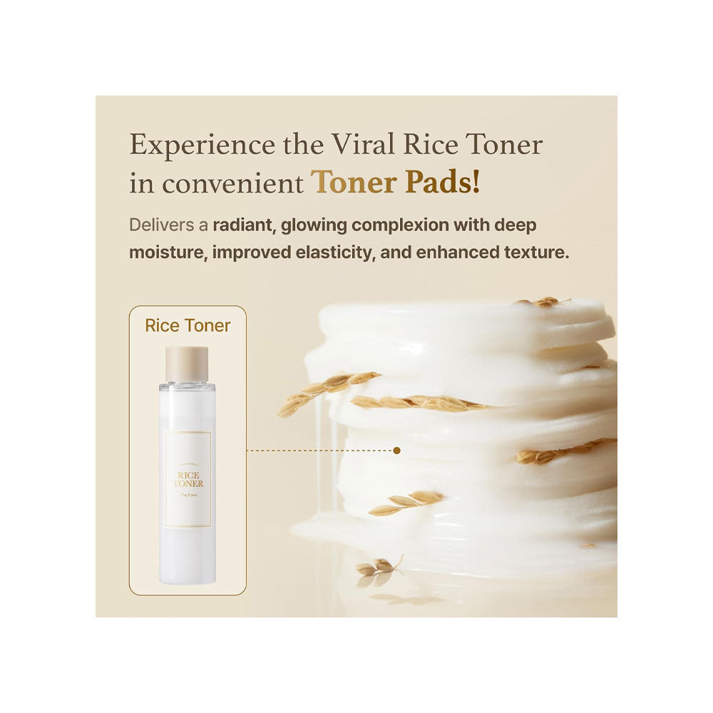 I'm FROM Rice Toner Pad - Peaches&Creme Shop Korean Skincare Malta