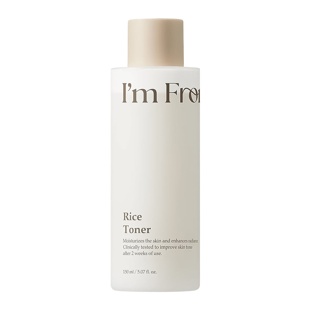 I'm From Rice Toner bottle on a white background