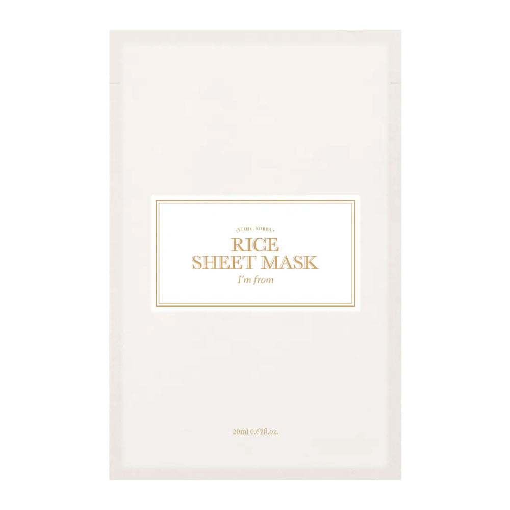 I'm FROM Rice Sheet Mask - Peaches&Creme Shop Korean Skincare Malta
