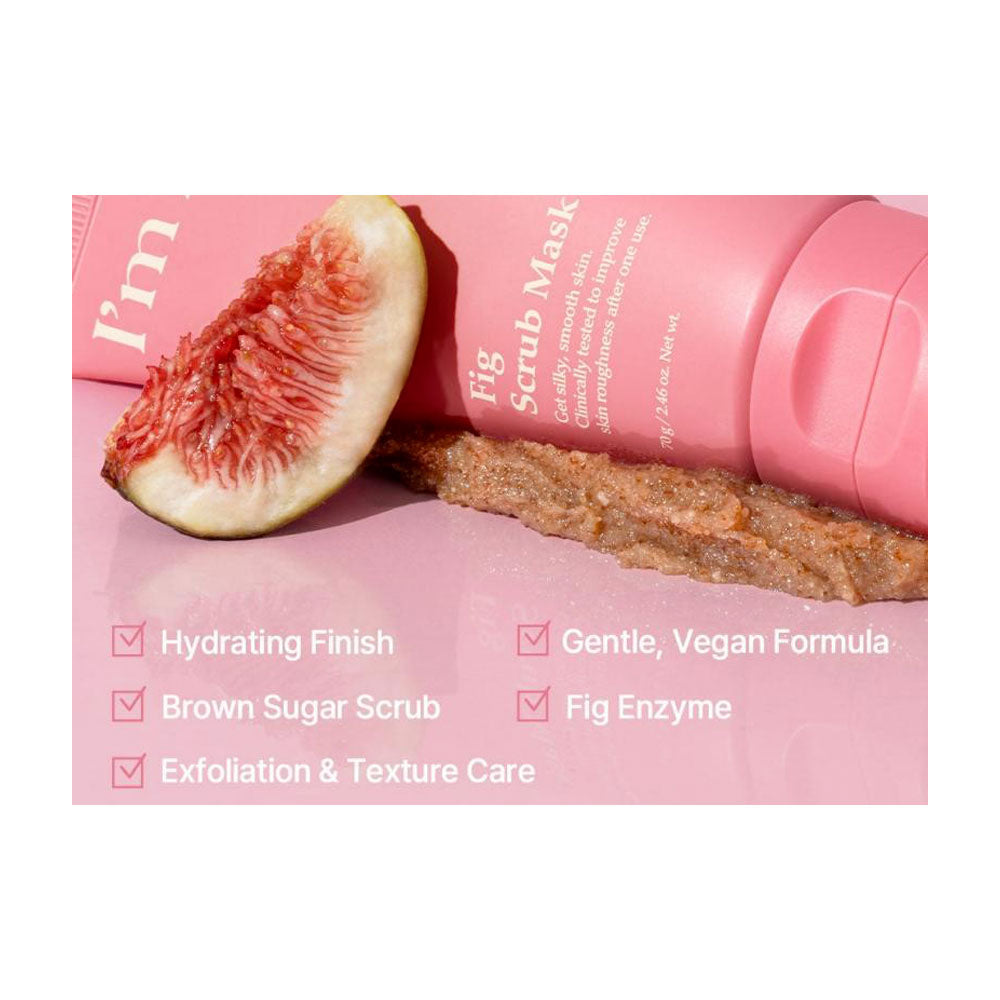 I'M FROM Fig Scrub Mask - Peaches&Creme Shop Korean Skincare Malta