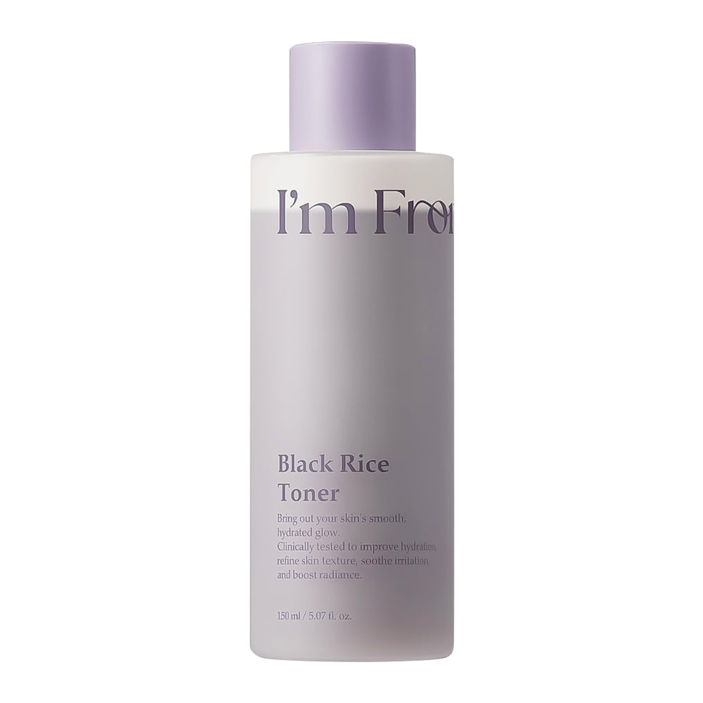 I'm From Black Rice Toner bottle on a white background