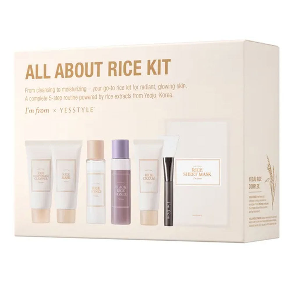 I'm FROM All About Rice Kit - Peaches&Creme Shop Korean Skincare Malta