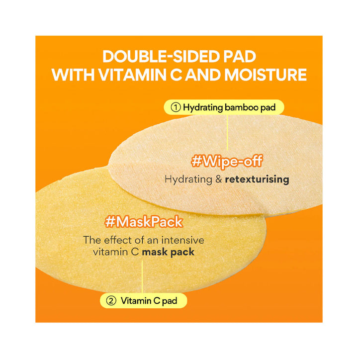 INNISFREE Vitamin C Green Tea Enzyme Brightening Pad - Peaches&Creme Shop Korean Skincare Malta