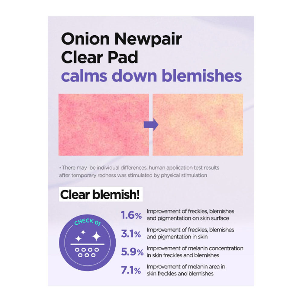 ISNTREE Onion Newpair Clear Pad - Peaches&Creme Shop Korean Skincare Malta