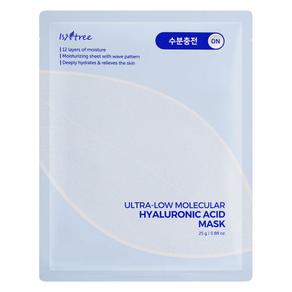 ISNTREE Ultra-low Molecular Hyaluronic Acid Mask - Peaches&Creme Shop Korean Skincare Malta