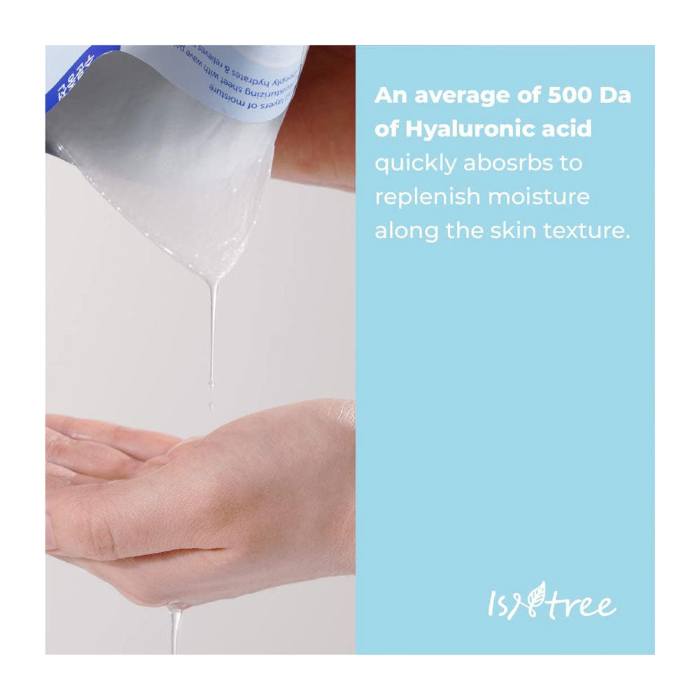 ISNTREE Ultra-low Molecular Hyaluronic Acid Mask - Peaches&Creme Shop Korean Skincare Malta
