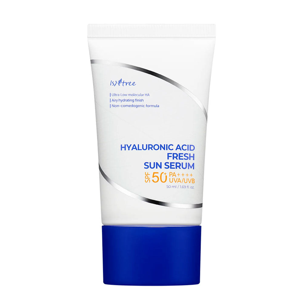 ISNTREE Hyaluronic Acid Fresh Sun Serum - Peaches&Creme Shop Korean Skincare Malta