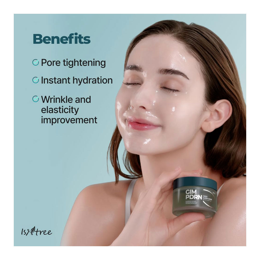 ISNTREE GIM PDRN Deep Sleep Mask - Peaches&Creme Shop Korean Skincare Malta