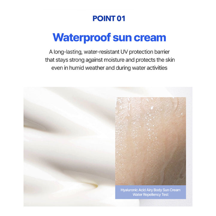Hyaluronic Acid Airy Body Sun Cream SPF50+ / PA++++ 150ml
