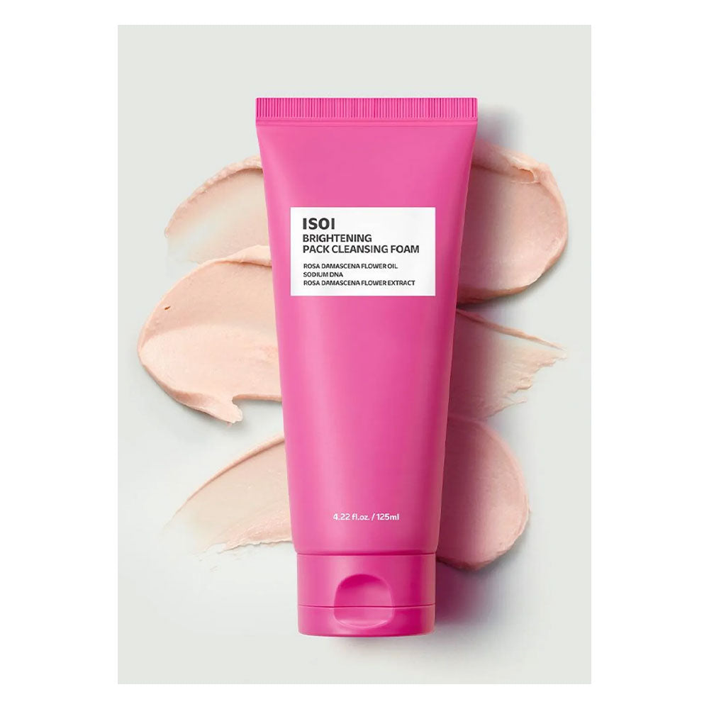 ISOI Brightening Pack Cleansing Foam - Peaches&Creme Shop Korean Skincare Malta