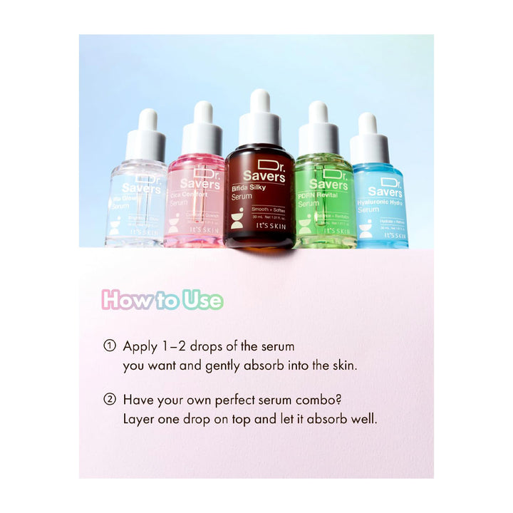 IT'S SKIN Dr.Savers CICA Comfort Serum - Peaches&Creme Korean Skincare Shop Malta