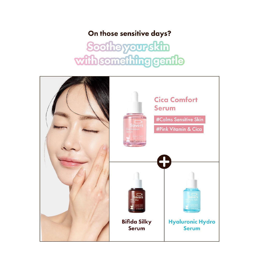 IT'S SKIN Dr.Savers CICA Comfort Serum - Peaches&Creme Korean Skincare Shop Malta