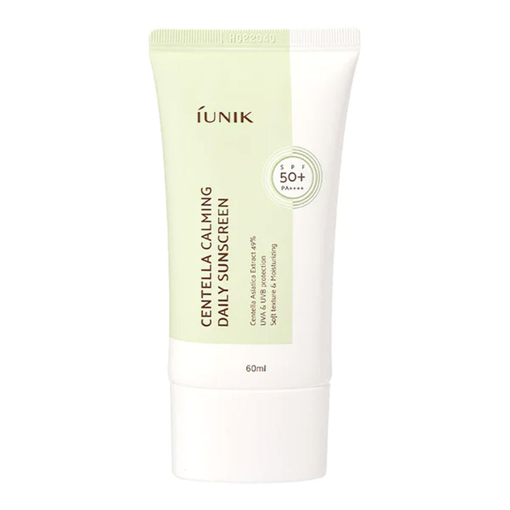 IUNIK Centella Calming Daily Sunscreen SPF50+ / PA++++ - Peaches&Creme Shop Korean Skincare Malta