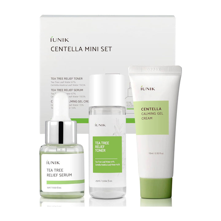 IUNIK Centella Mini Set - Peaches&Creme Shop Korean Skincare Malta