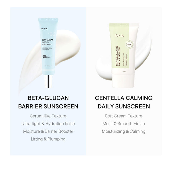iUNIK Beta-Glucan Barrier Sunscreen - Peaches&Creme Shop Korean Skincare Malta