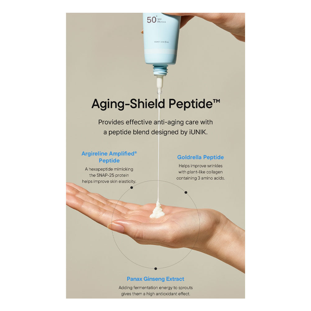 iUNIK Beta-Glucan Barrier Sunscreen - Peaches&Creme Shop Korean Skincare Malta