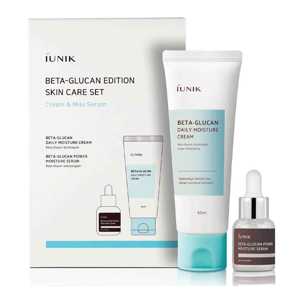 iUNIK Beta-Glucan Edition Skincare Set - Peaches&Creme Shop Korean Skincare Malta
